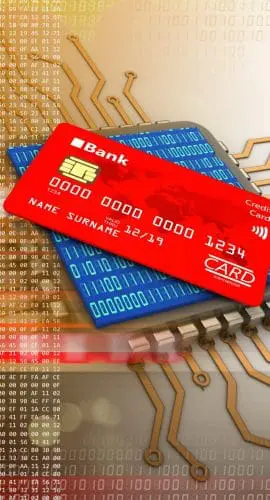Electronic Board With Bank Card