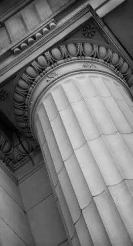 Pillar Detail BW