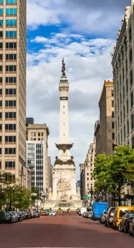 Sailors' And Soldiers' Monument At Downtown Indianapolis