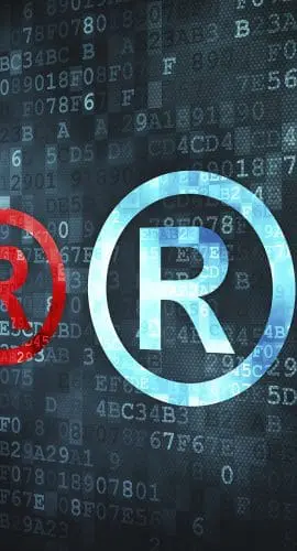 The graphic displays a digital backdrop overlaid with multiple bright red and blue circles marked with the letter "R" to possibly represent a data, coding, or software concept related to the R programming language.