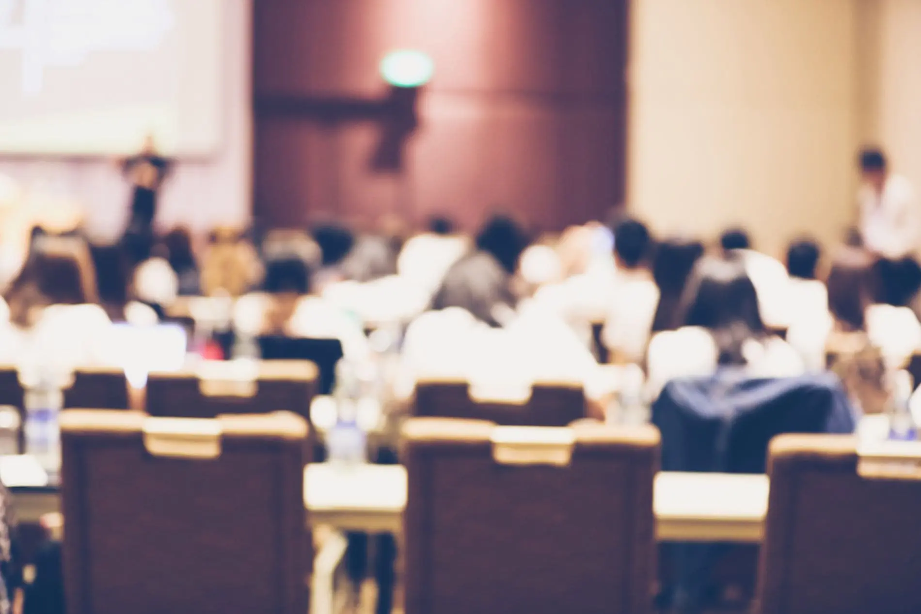 Blurred Seminar Room