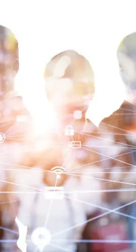 Business network concept. Group of businessperson.