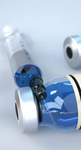 Legal vaccination against the disease Covid-19. 3d illustration.