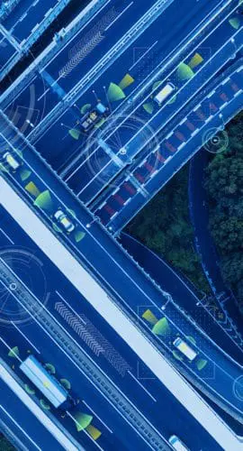 Automotive Technology Concept. ITS (Intelligent Transport Systems). ADAS (Advanced Driver Assistance System).