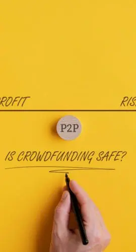 Conceptual image about safety of crowdfunding