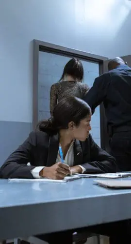 People inside investigation room