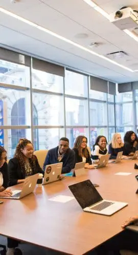 Group of people on a conference room