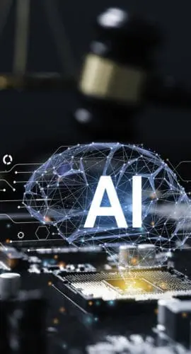 technology control law ai concept for AI ethics and Developing artificial codes of ethics.Compliance, regulation, standard, and responsibility for guarding against