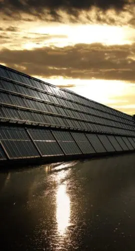 Architecture clouds dawn downtown