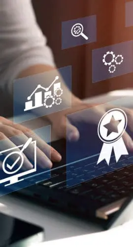 Quality control certification and standardization. Internation standards quality assurance concept. ISO certification and quality management