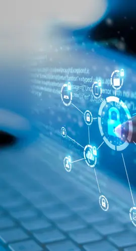 Cybersecurity IT engineers are working on protecting networks from cyber attacks from hackers on the Internet. Secure access to online privacy and personal data protection