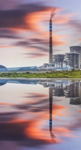 Coal Burning Power Plant.